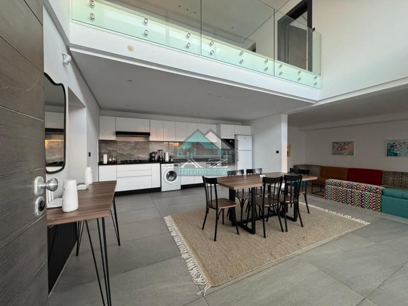 A Louer Courte durée à Bizerte : Magnifique Duplex Luxe Meublé Haut Standing